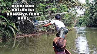 BARU KALI INI JALA IKAN TERENAK DISUNGAI DAPAT BANYAK BRO..