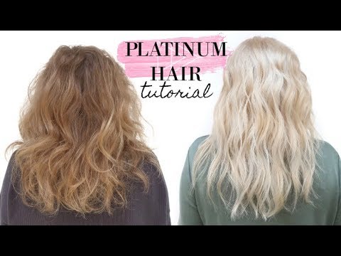 How to go PLATINUM BLONDE  in one day!