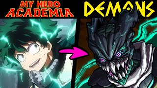 What if MY HERO ACADEMIA HEROES Were DEMONS?! (Lore &amp; Speedpaint)