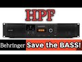 Ep. 42 - Protect the BASS! Setting a Subwoofer HPF with Behringer DSP | DIY sub | Home Theater Gurus