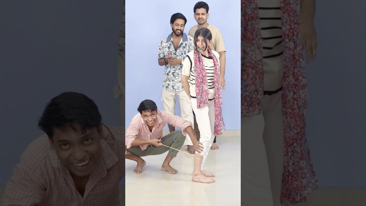 No Reaction Challenge With Rubber😁 