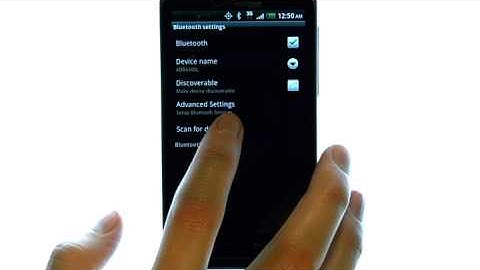 How Do I Use Bluetooth On the HTC Thunderbolt?