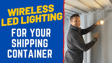 Wireless LED Light Options For Shipping Containers