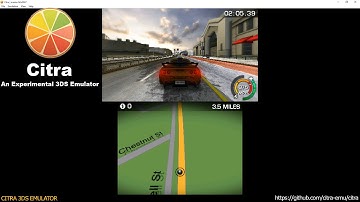 Citra 3DS Emulator - Need for Speed The Run Ingame Fragment Lighting