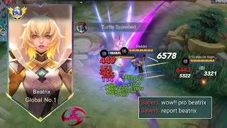 NEW META BEATRIX BEST 1HIT BUILD 2024 (recommended build) MUST WATCH -MLBB
