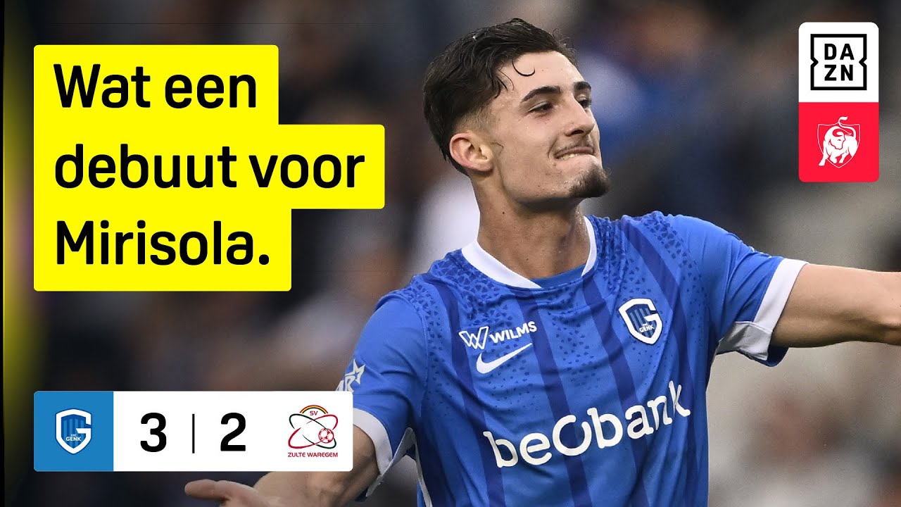Met slechts 🔟 spelers verslaat KRC Genk Zulte Waregem. 👏✅ | KRC Genk - Zulte Waregem