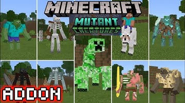 Mutant Creatures Addon in Minecraft PE