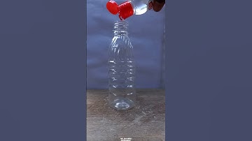 hand sanitizer amazing bottle experiment | science trick | Easy experiment | #exprement #shorts