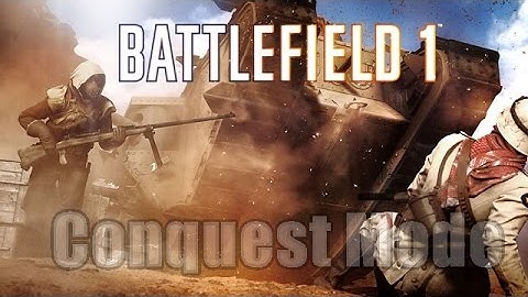 Battlefield 1 Multiplayer Conquest Mode Gameplay Part 1 No Commentary (Open Beta)