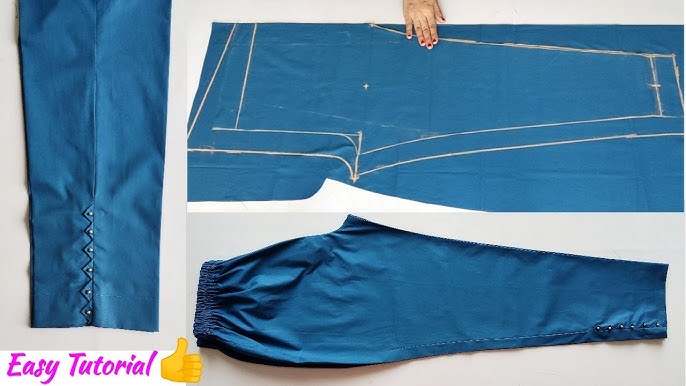 very easy Pant/Trouser cutting and stitching/ plazzo Pant cutting for  girls/pant trouser designs 