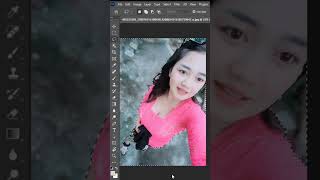 Menambahkan Pantai Pada Objek Foto Cewek Cantik photoshop editpoto