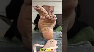 Indies Sole Show Asmr Toe Wiggle, Sole Rubbing, Dry Soles Black Toes