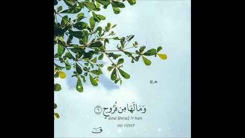 تلاوة تفوق الوصف لآيات من سورة ق للشيخ حسن صالح