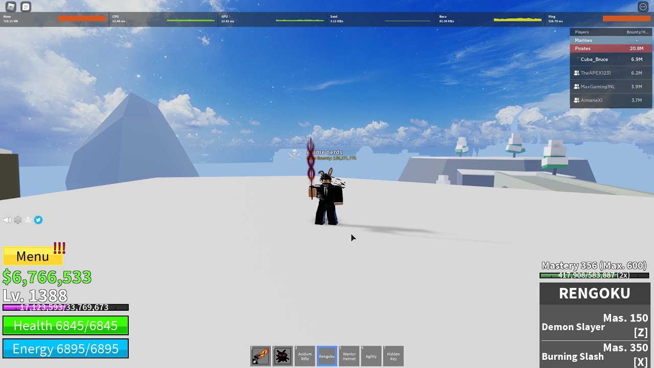 CapCut_rengoku showcase blox fruit