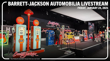 Scottsdale Friday Automobilia Auction Livestream Replay - JANUARY 24, 2025 SCOTTSDALE AUCTION