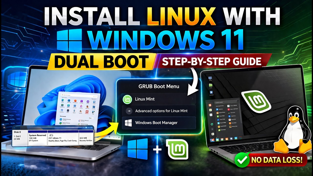 How to Install Linux Mint with Windows 11 (Dual Boot Step-by-Step Guide ...