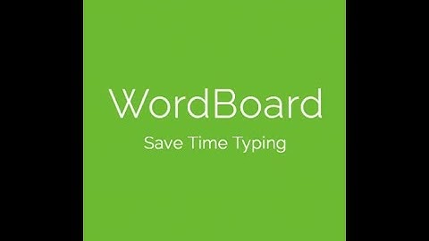 WordBoard for Sharing the AO Scanner