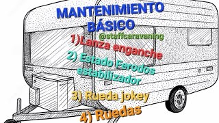 Mantenimiento básico en una caravana.