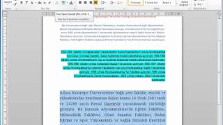 MİCROSOFT WORD 2010 GÖRSEL VİDEO EĞİTİMİ-Metin ve Paragraf Biçimlendirme