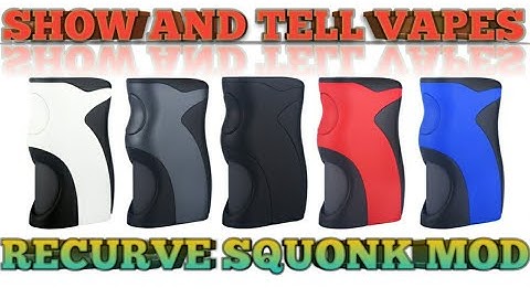 #showandtellvapes #vapingislife Recurve Squonk Mod by Mike Vape
