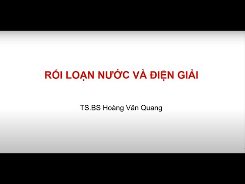 Video: Rối Loạn điện Giải ở Mèo