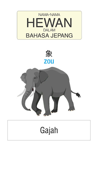 Nama-nama Hewan / Binatang dalam Bahasa Jepang | Easy Japanese