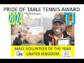Pride award 2024  tj  table tennis england