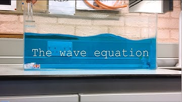 The Wave Equation - why speed = frequency x wavelength