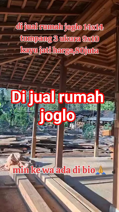 di tawarkan rumah joglo soko 14x14 tumpang 3 ukuran 8x10 hargav80juta #tanahkavlingmengantitanpadp