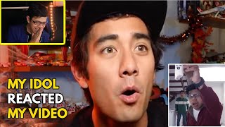 ZACH KING REACTED to my VIDEO!