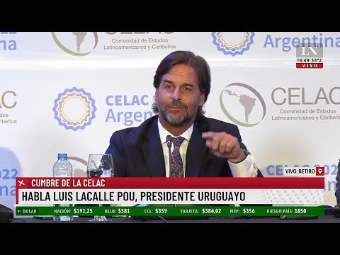 Luis Lacalle Pou criticó la “ideologización” de la Celac y le contestó a Sergio Massa