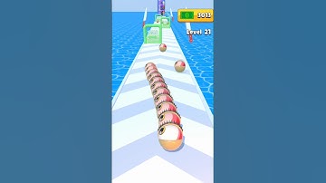 Eyeball Stack Gameplay Level ~ 21 Completed 👀 #shorts #reels   #gaming #eyeballs #eyeball