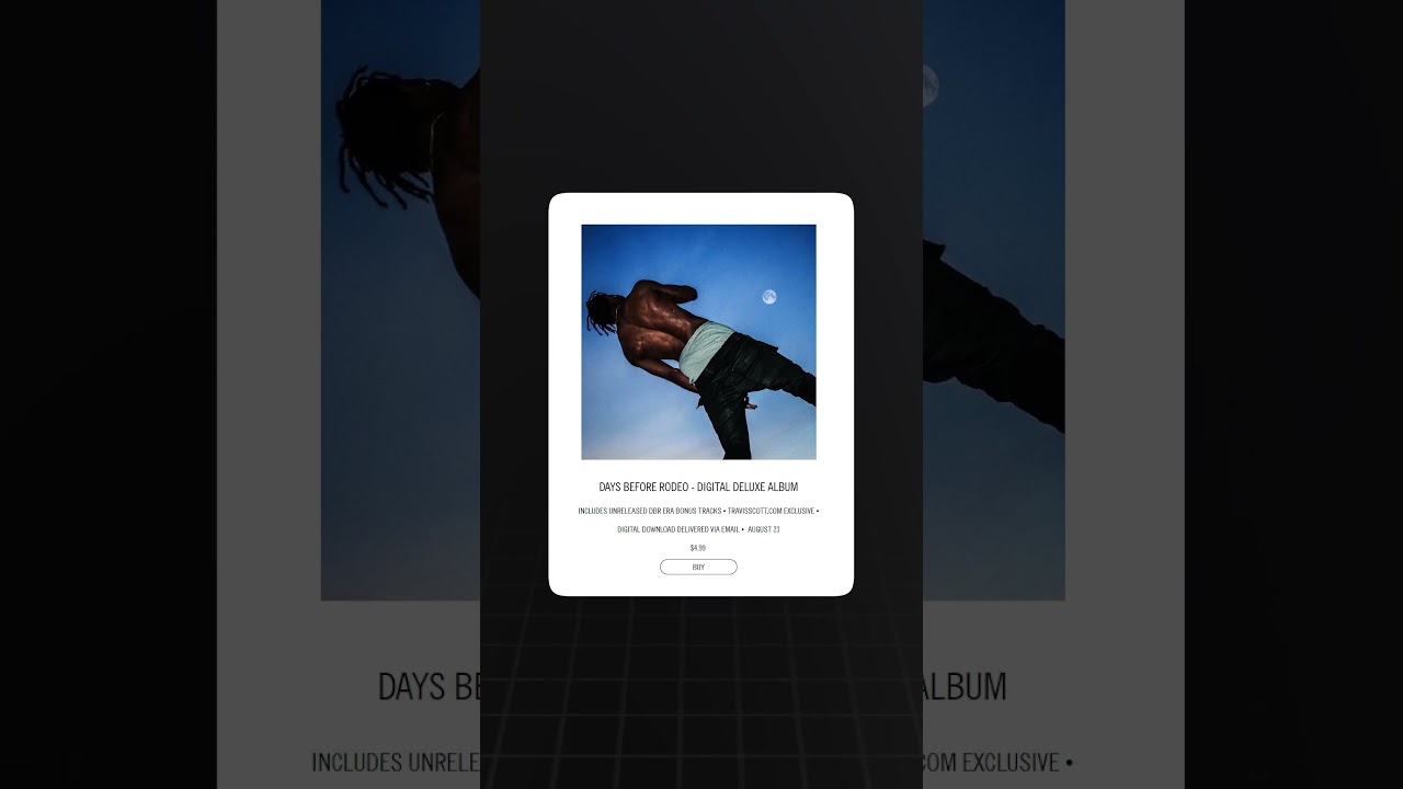 DAYS BEFORE RODEO FINALLY DROPPED! #shorts