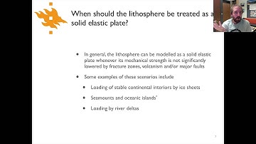 Geodynamics - Lecture 6.5: Examples of flexure of lithospheric plates