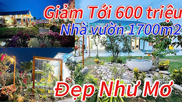 Nhà vườn nghỉ dưỡng 1700m2 ,có 300m2 thổ cư-ven Sài Gòn#batdongsan #viral #villa #home #nhavensaigon