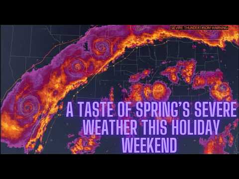 Taste of Spring Severe Weather This Weekend - YouTube