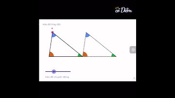 Tại sao tổng 3 góc trong 1 tam giác bằng 180 độ? #toáncôdiễm #maths #triangle #lớp8 #lớp7