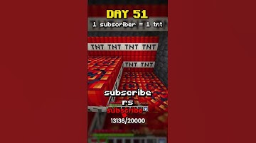🧨 1 Subscriber = 1 TnT Minecraft - Day 50