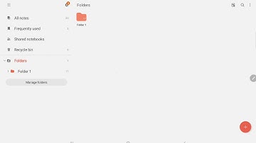 how to create folder in Samsung notes in Samsung s6 lite