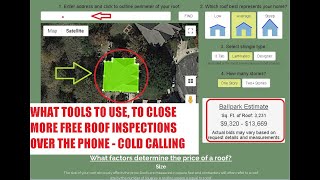 Telemarketing | Cold Calling | FREE ROOF INSPECTIONS - best tools to use to increase productivity