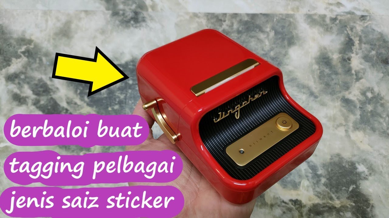 Niimbot B21 Label Printer Wireless Bluetooth Thermal Label Sticker