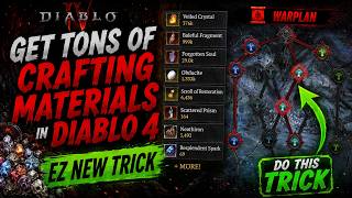 NEW TRICK TO GET TONS OF CRAFTING Materials in Diablo 4
