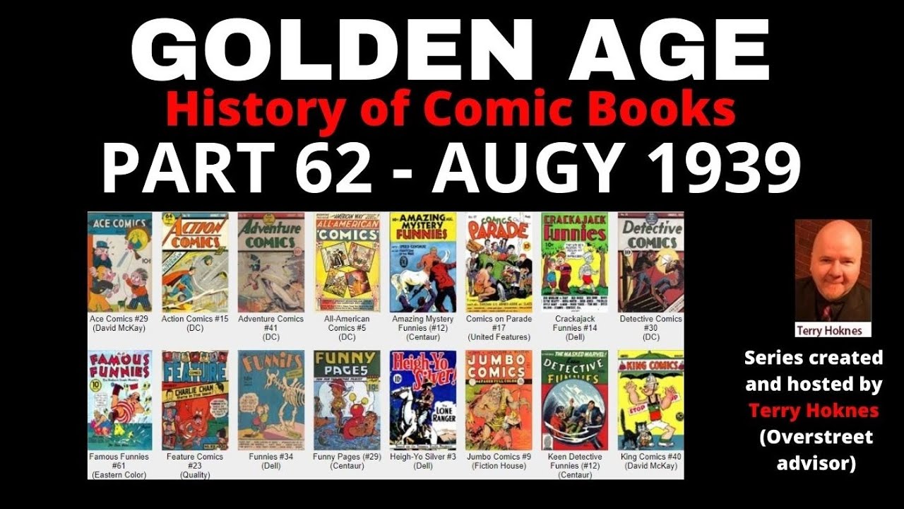 Comic Book History Part 62 1939 08 August Centaur Fox Comics 1 Batman Superman Action Detective
