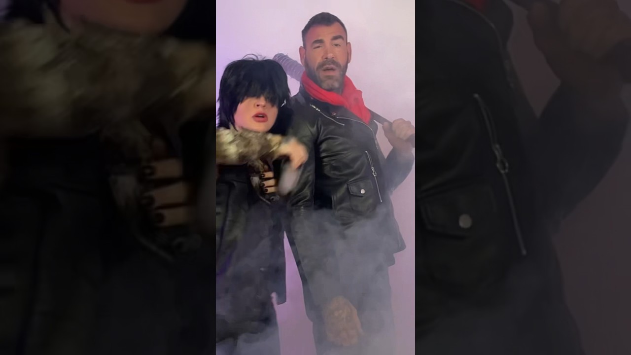 Daryl Dixon & Negan start working together 😂 #shortsirl #halloweenwithshorts #shortsfeed #shorts