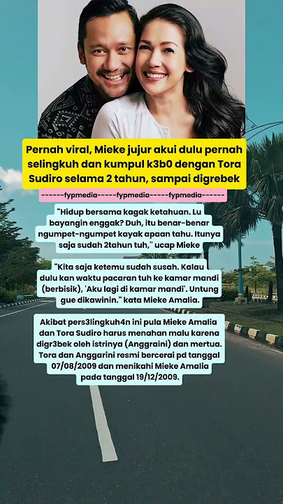 Kisah Tora Sudiro dan Mieka Amalia #fyp #viral #artis #shortvideo