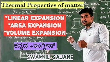 Thermal Properties of matter-2 Linear, Area and volume expansions of solids
