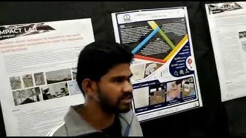 IISc Open day Presenting project | Indian Institute of Science Bangalore |Naveenkumar Nagipogu