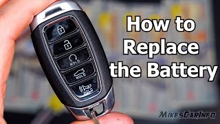 👉Hyundai Key Fob Battery Replacement Guide - Quick & Easy
