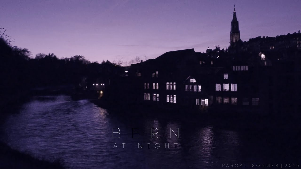 Bern at night - slow motion shots