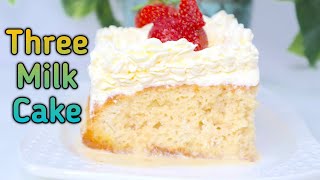 Three Milk Cake Recipe|Tres Leches Cake |Neherin's Food Blog